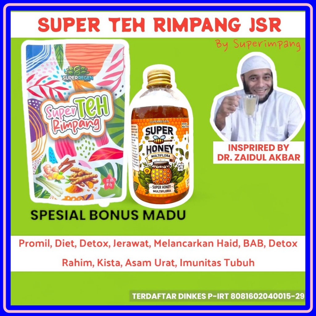 

Teh Herbal Detox Sistem Pencernaan | Super teh rimpang Tea Drink Herbal Tea Minuman Teh Hijau Herbal 30 Tea Bags | Super teh rimpang Diet Pelangsing Penurun Berat Badan | Teh Super teh rimpang Pelangsing Isi 30 Kantong