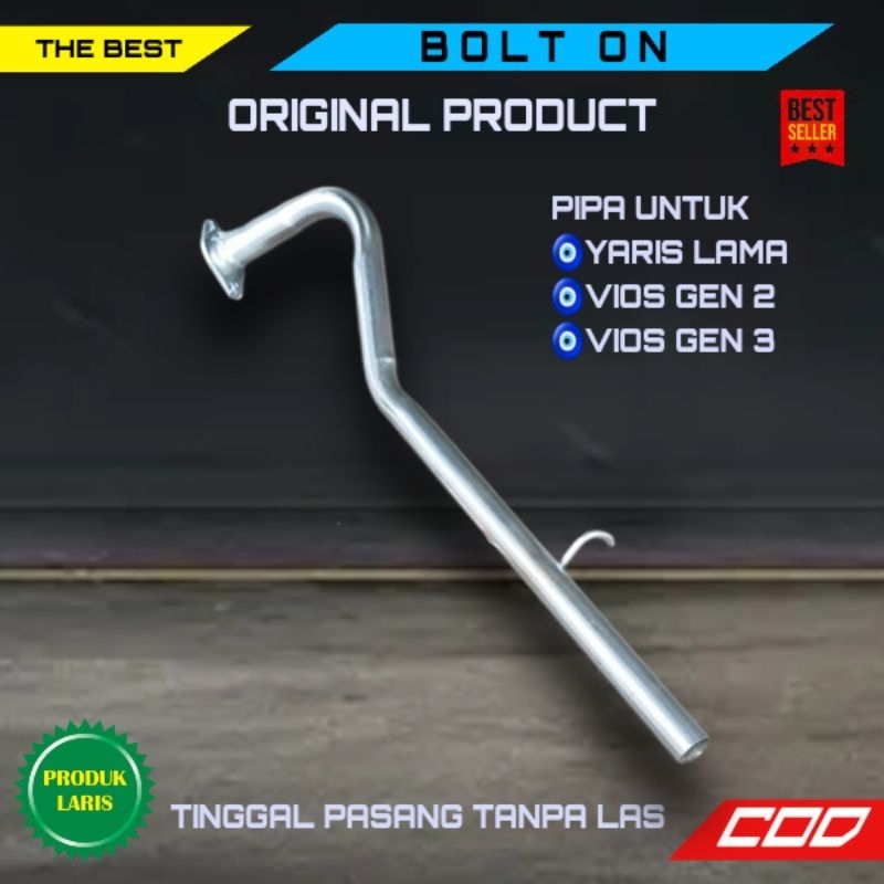 pipa bolt on yaris lama dan  vios gen 2 & gen 3