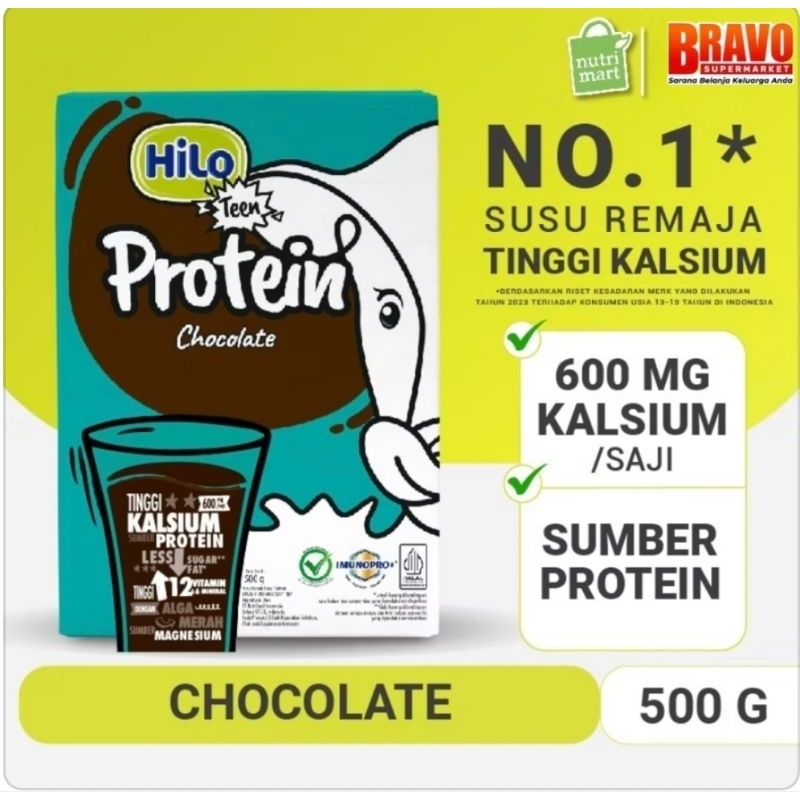 

Hilo teen 500gr - Susu Tinggi Kalsium Rendah Lemak