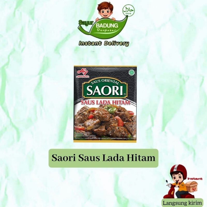 

Saori Saus Lada Hitam 32ml_ Badung