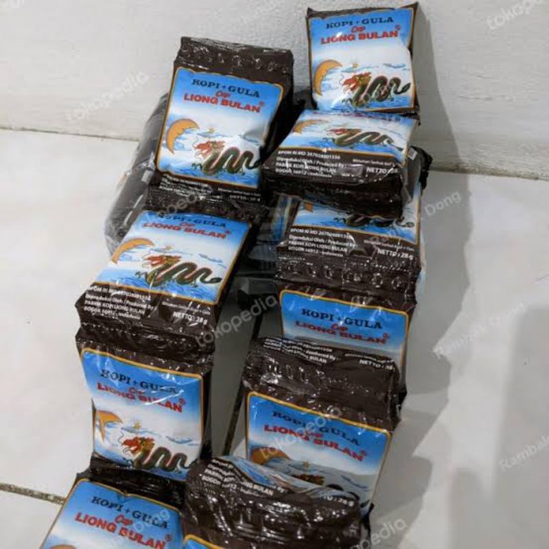 

Kopi liong Plus gula 1 pack