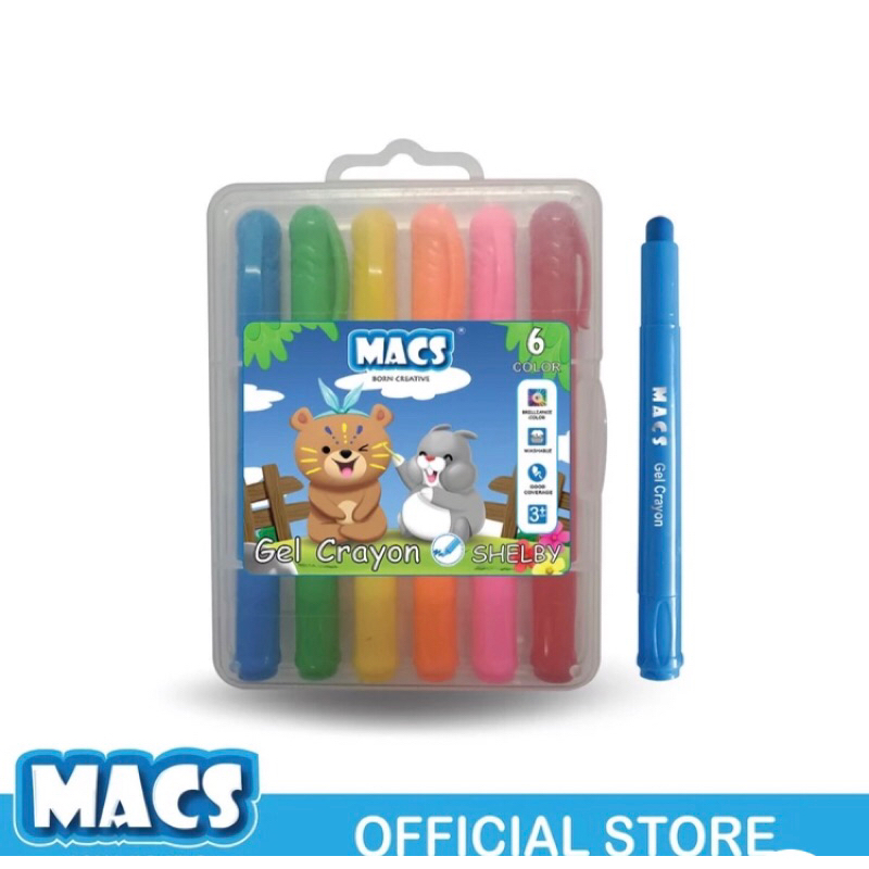 

MACS 6 colors gel crayon