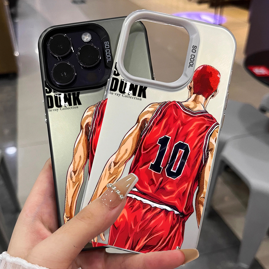 CASING IPHONE 11 12 13 14 15 PRO PROMAX PLUS KUROKO NO BASKET ANIME PREMIUM HOLOGRAM MATTE HYBRID CA