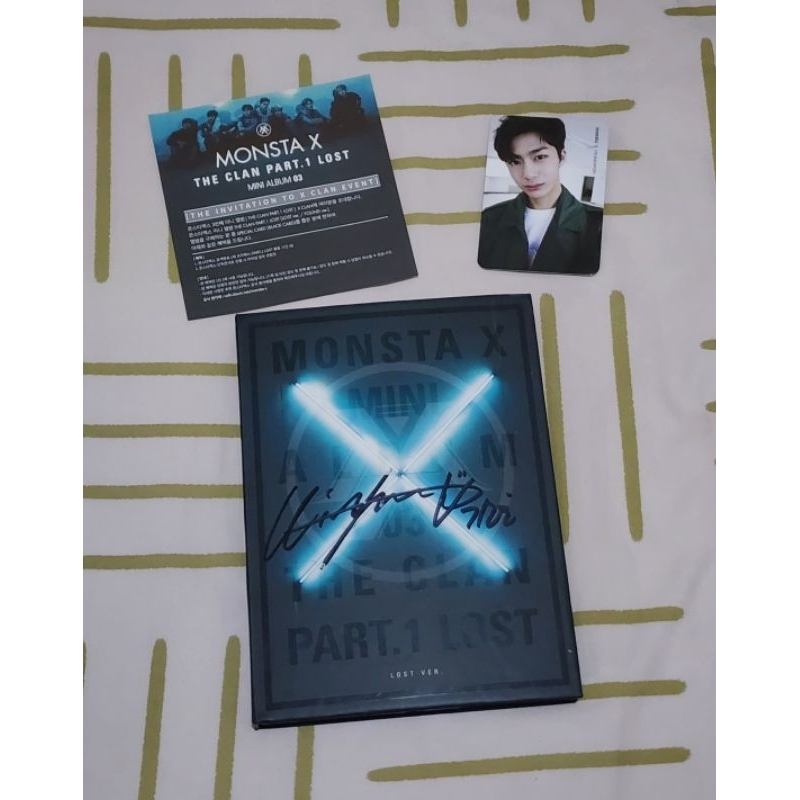 Monsta X Mini Album Signed The Clan Part 1 Lost Ver Ori PRELOVED