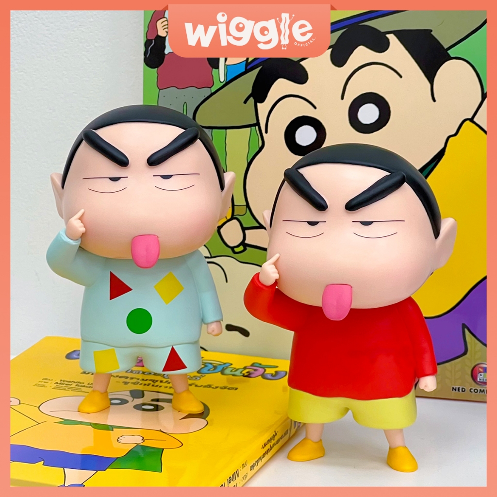 Wiggle Sinchan Melet Pajangan Crayon Sinchan Popmart Dekorasi Rumah Cafe Restoran Action Figure Sinc
