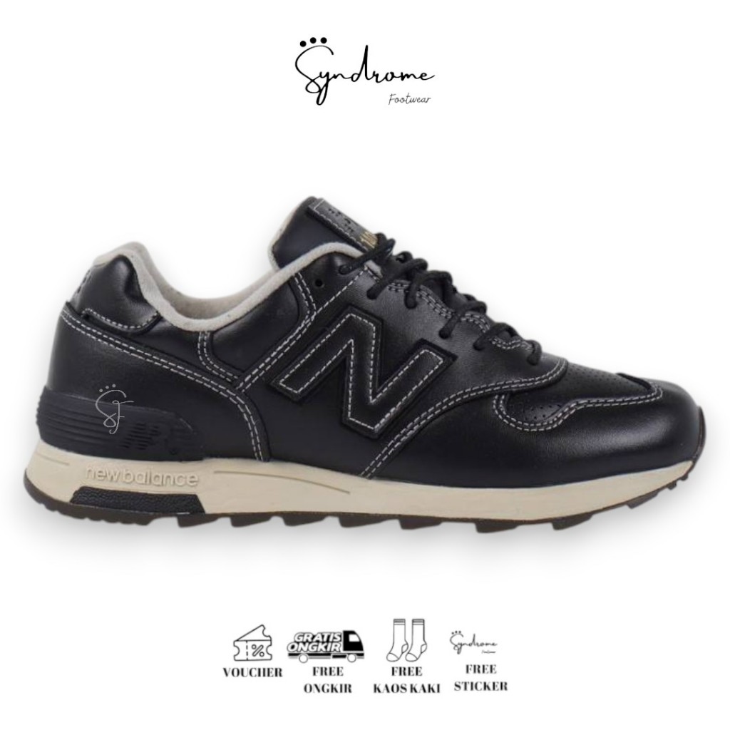 NEW BALANCE M1400 LEATHER BLACK ORIGINAL BNIB FULL TAG SIZE 39-44 LEATHER SEPATU NB SNEAKERS PRIA