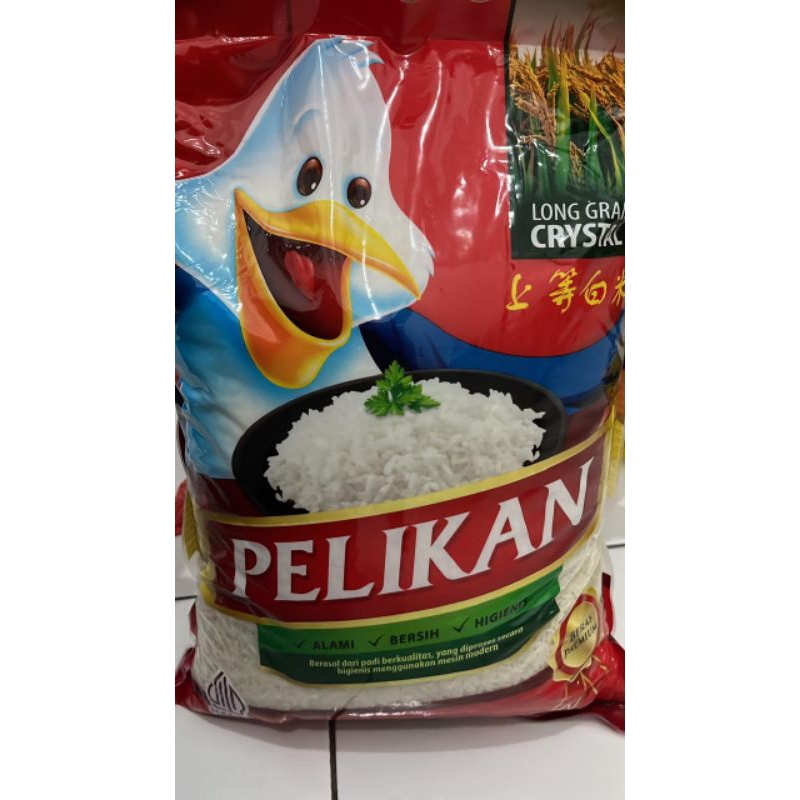 

(shasa3) Beras pelikan 5kg x 5