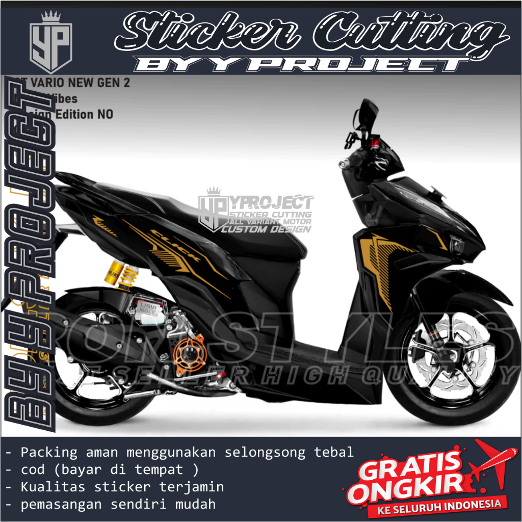 VARIO CUTTING STICKER STRIPING VARIO 125 NEW GEN 2 STRIPING VARIO GEN 2 STIKER VARIASI VARIO NEW