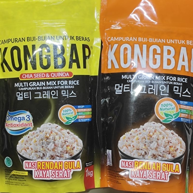

Kongbap Multi Grain Mix Original | Chiaseed & Quinoa - 1 Kg