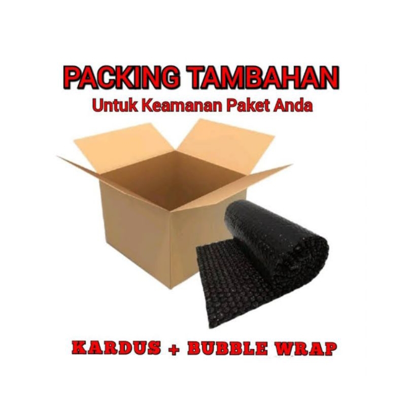 

kardus Packing tambahan kardus + bubble