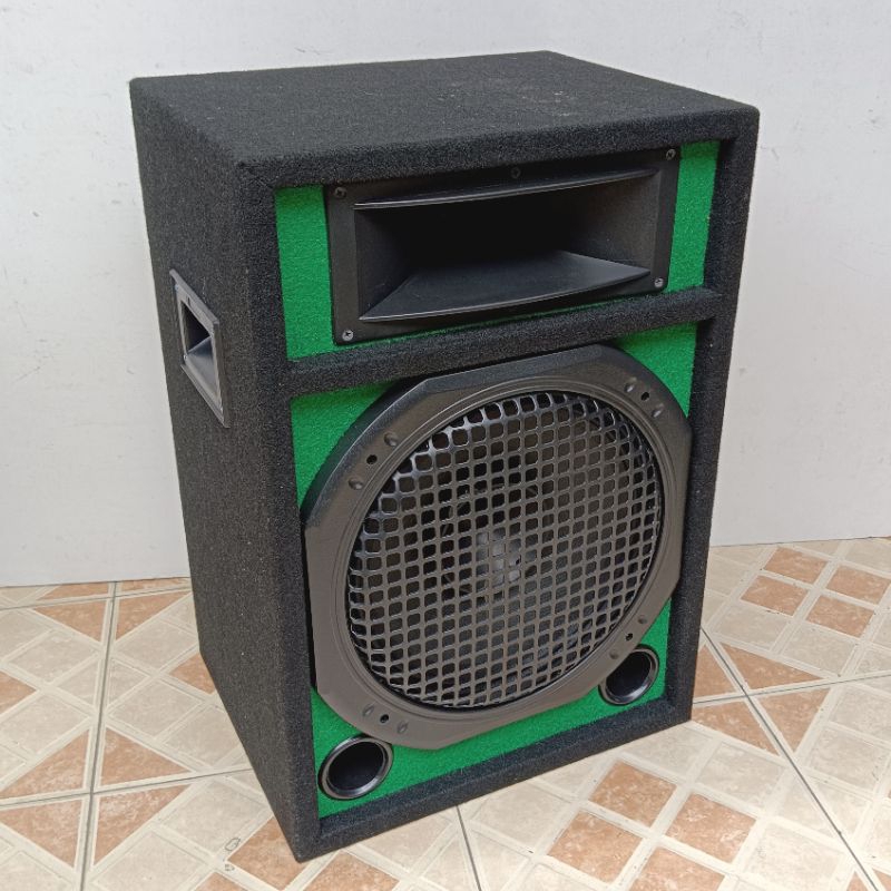 Spiker Pasif 12 Inch Lapis Karpet Tweeter Kotak Speaker Woofer atau Fullrange 300 - 400 Watt