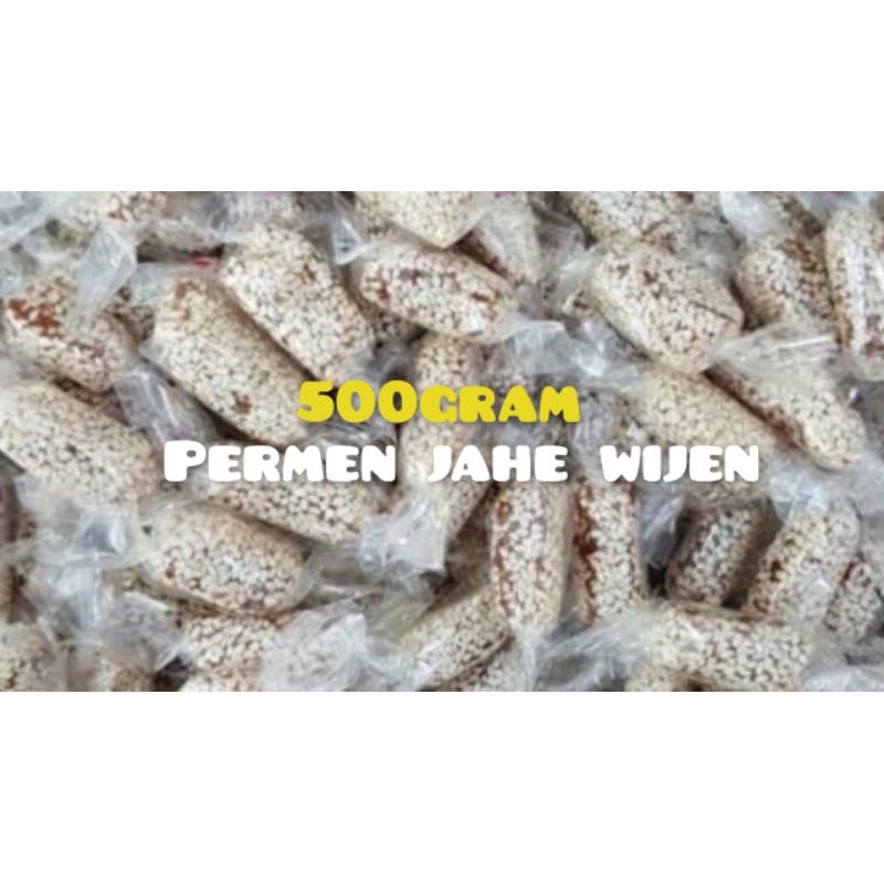 

1/2 kg permen jahe wijen 500gram