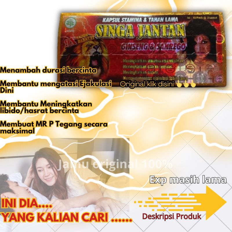 singa jantan original