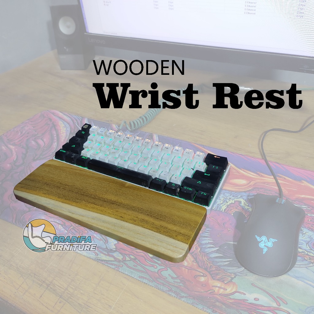 Wrist rest | wrist pad | sandaran tangan | arm rest | bisa custom