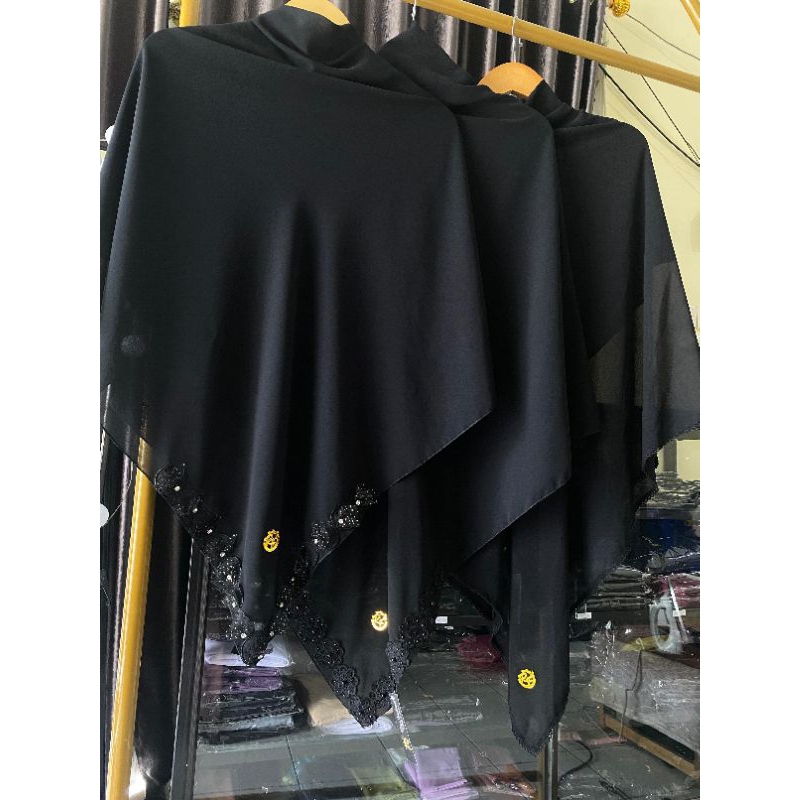 HIJAB SEGI EMPAT ZIPPER/KHIMAR ZIPPER RESLETING 2 LAYER/SEGI EMPAT INSTAN/HIJAB SEGI EMPAT ZIPPER