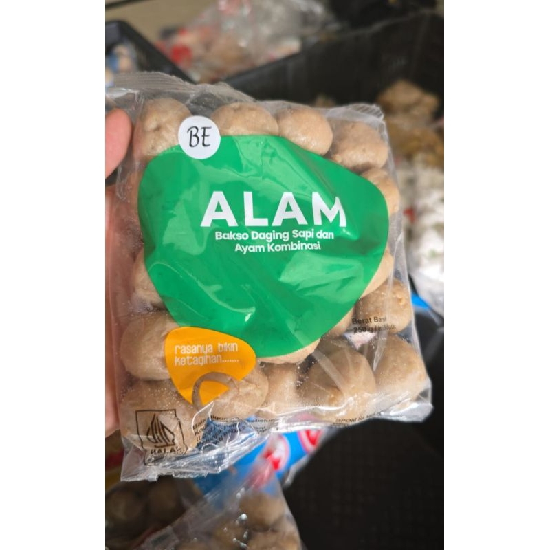 

Bakso Alam isi 25Pcs Berat 250Gram (Bakso Sapi+Ayam)