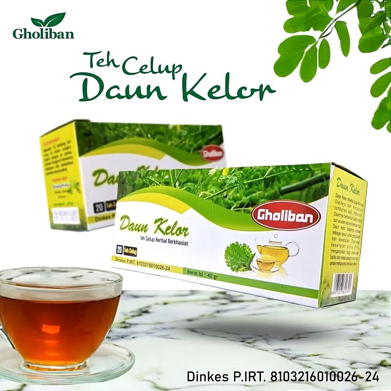 

TEH CELUP DAUN KELOR GHOLIBAN ISI 20 KANTONG