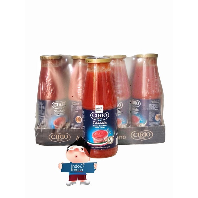 

Cirio Passata Sieved Tomatoes- Pasta Tomat 700 g- 1 Dus Grab Gosend