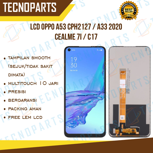 LCD OPPO A53 2020 / LCD REALME 7i CPH2127 ORIGINAL BERGARANSI FREE PACKING