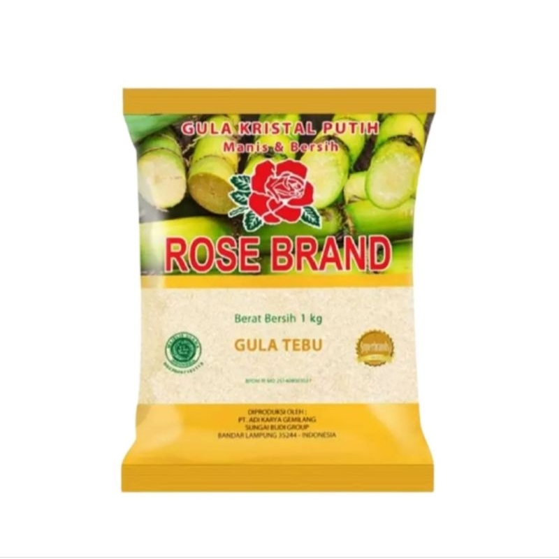 

ROSE BRAND GULA PASIR 1KG READY JATENG