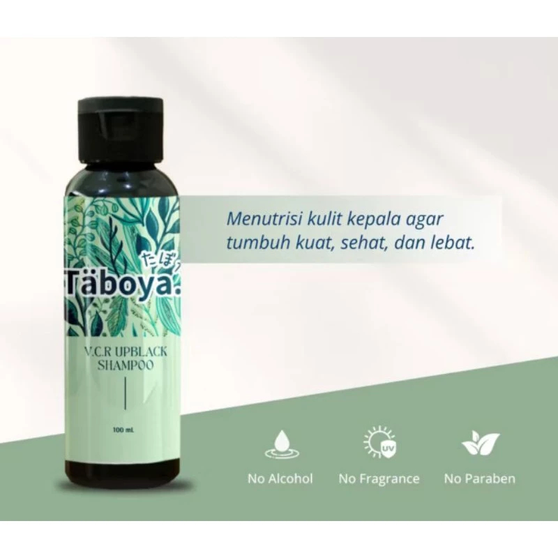 Taboya VCR Upblack Shampoo Penghilang Uban