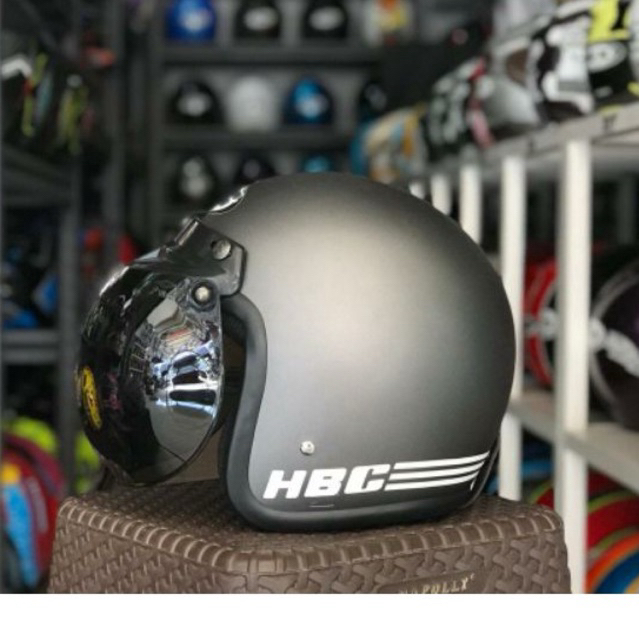 Helm Bogo HBC polos - Abu Doff