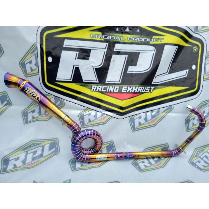 Knalpot Custom Kobra Diamond Oto Contes RPL RACING EXHAUST Untuk Vixion CBR R15 Satria Fu DLL