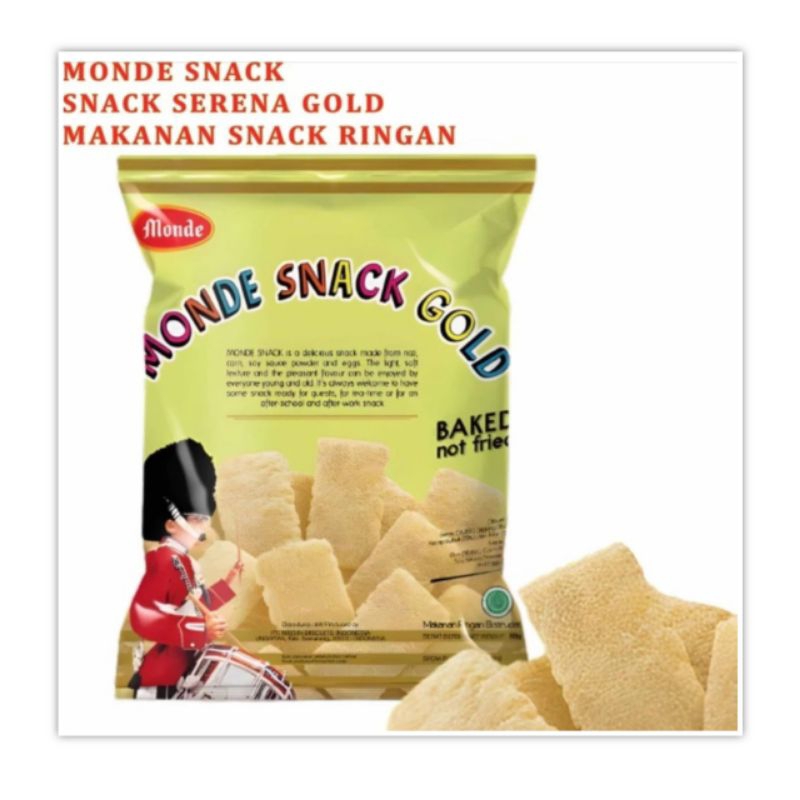 

Monde Snack Gold 60 gr Biskuit Cemilan