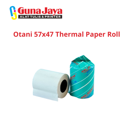 

Otani 57x47 Thermal Paper Roll - Kertas Thermal Berkualitas untuk Mesin Kasir dan Printer