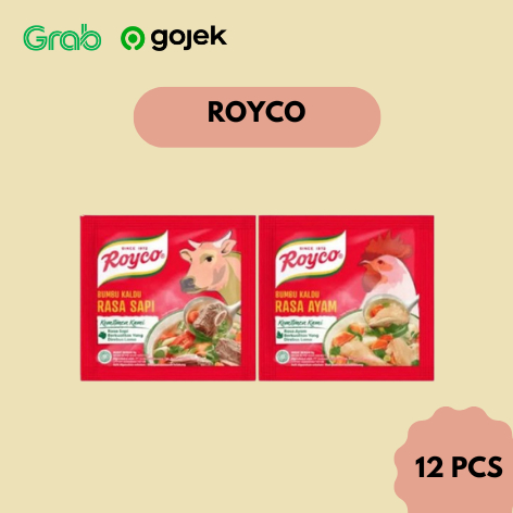 

Royco Bumbu Kaldu - Royko Ayam Sapi 12 Pcs - 1 Renceng