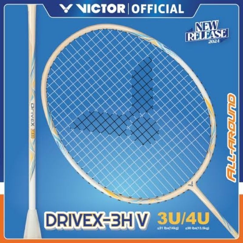 Raket Badminton Bulutangkis Victor Drive X 3H / DriveX-3H / DX-3H Victor Original