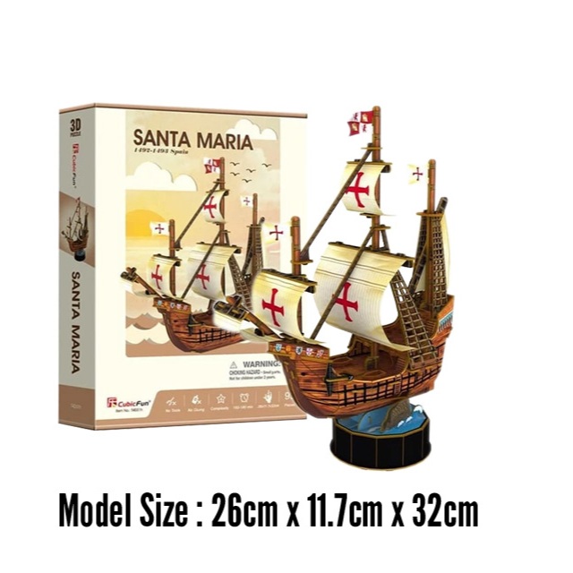 Cubicfun - Cubic Fun - 3D Puzzle Kapal Warship