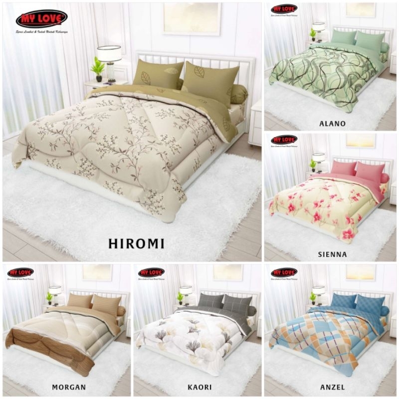 Bedcover My Love 180x200 Fitted Motip Terbaru / Bedcover My Love Uk No. 1 ( 180x200) Karet
