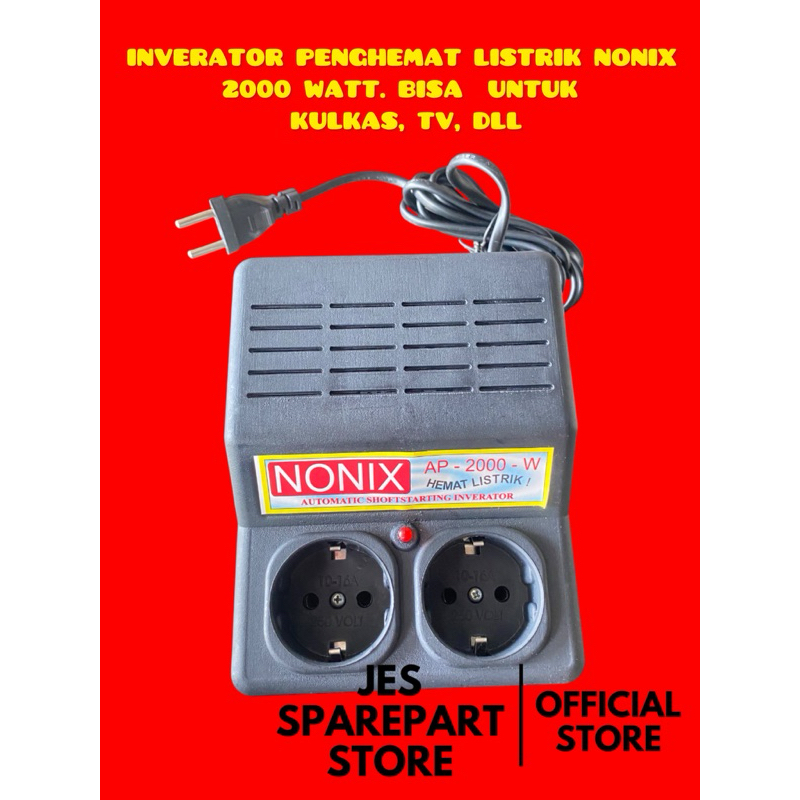 INVERATOR PENGHEMAT LISTRIK NONIX 2000 WATT. BISA  UNTUK KULKAS, TV, DLL