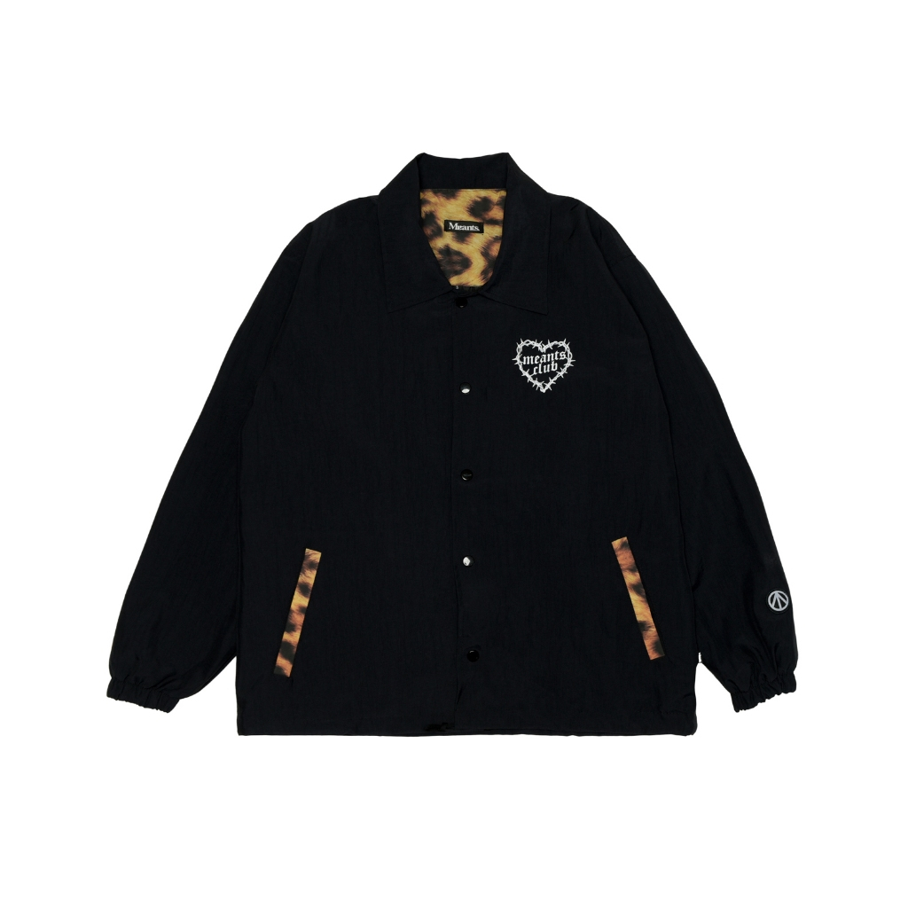 MeantsClub Coach Jacket Extinction leopard Windbreaker