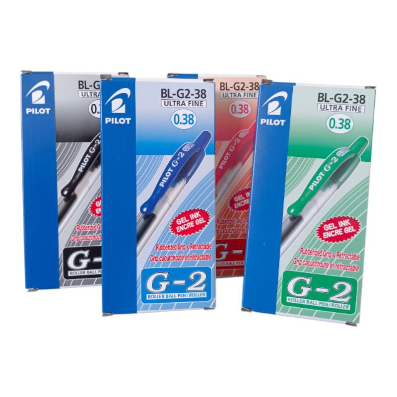 

Pulpen Gel PILOT G2 0.38 Ultra Fine (1Pak/12Pcs)