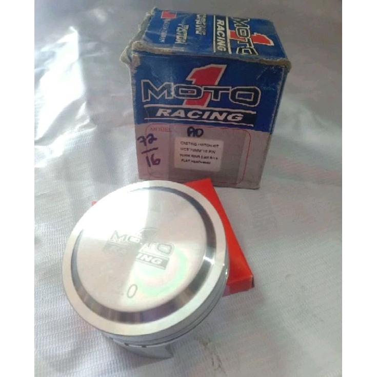 PISTON MOTO1 72 PEN 16 TYPE CASTING DUM MENTAH SEHER MOTO1 72 PEN 16 TYPE CASTING