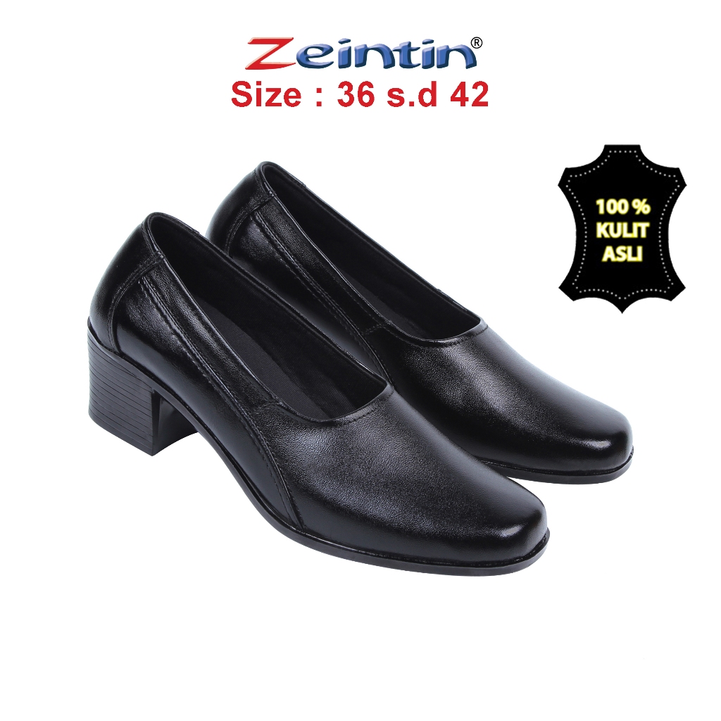 Zeintin - Sepatu Pantofel Wanita Kulit Sepatu Kerja Wanita Sepatu Kulit Wanita Zeintin BJ