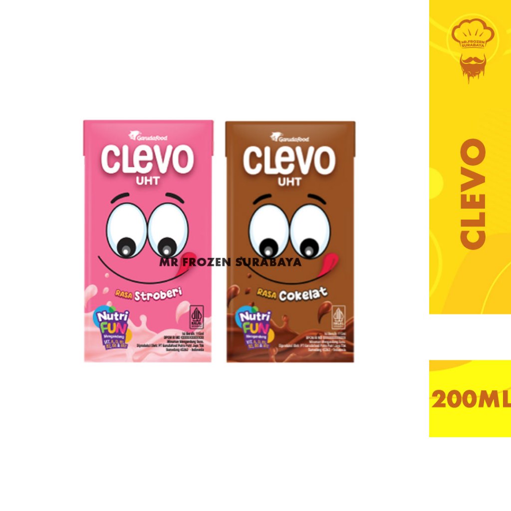 

Clevo Susu UHT 115ml Rasa Cokelat dan Strawberry