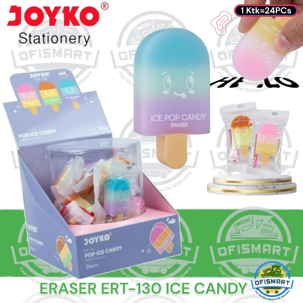 

Joyko Penghapus Eraser ERT-130 | Pop Ice Candy |@1Box = 24 PCs