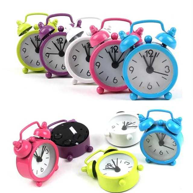 Jam Beker Alarm Mini / Jam Mini / Jam Meja Mini / Jam Unik / Jam Beker Mini / Jam Analog