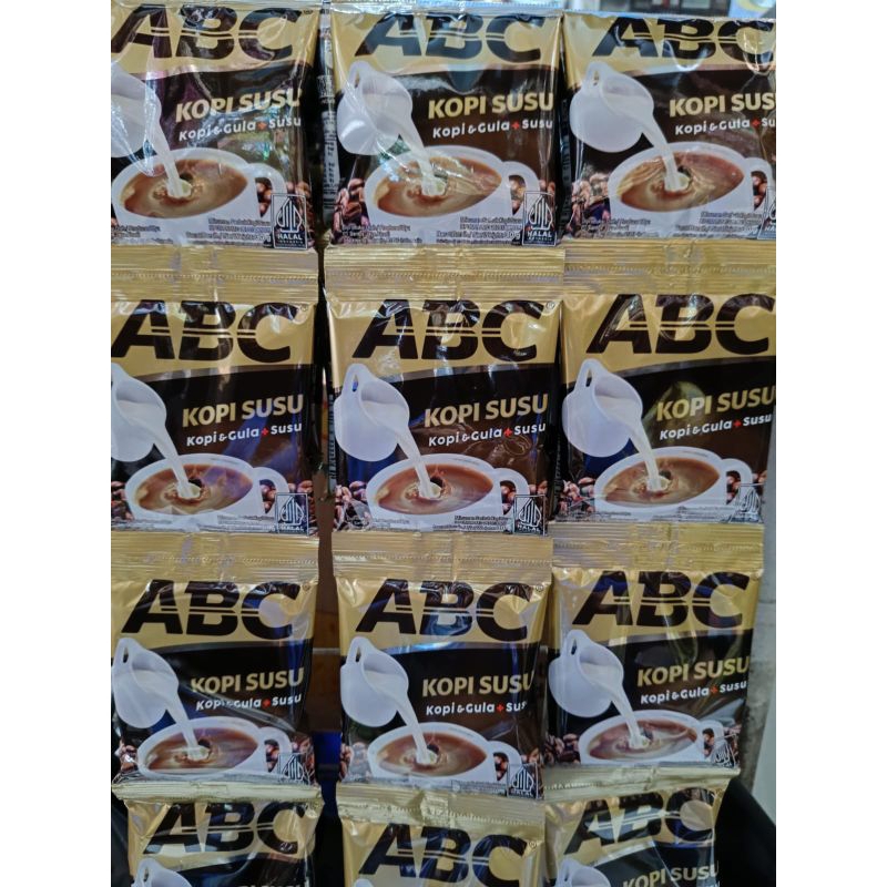 

KOPI INSTAN ABC SUSU SACHET 30g ISI 10 per-Renceng