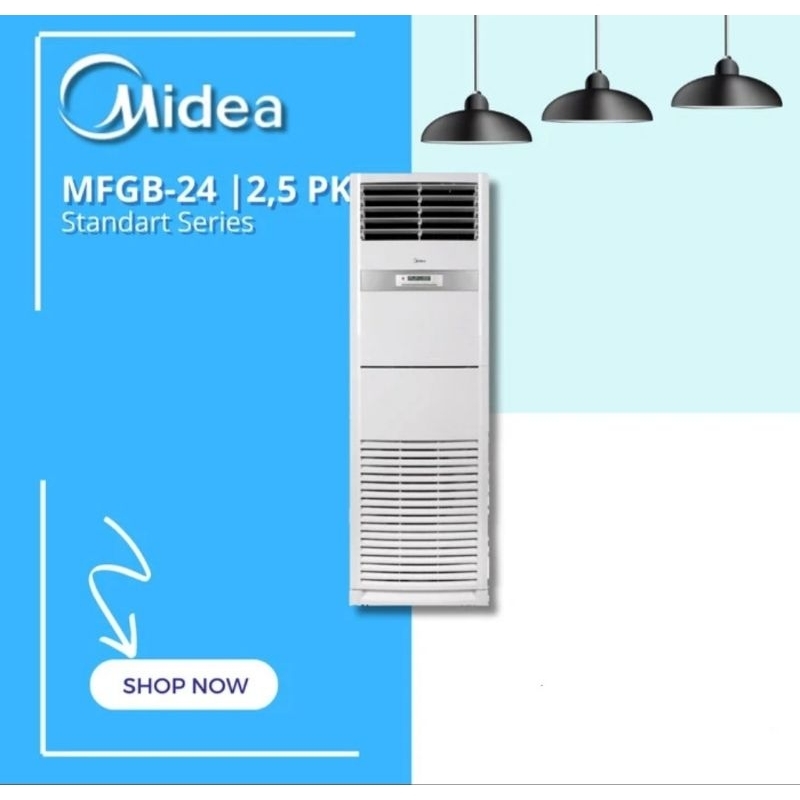 AC MIDEA FLOOR STANDING 2.5PK MFGB-24CRN AC MIDEA FLOORSTANDING 2.5PK MFGB-24CRN