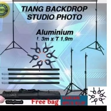 Tiang backdrop studio
