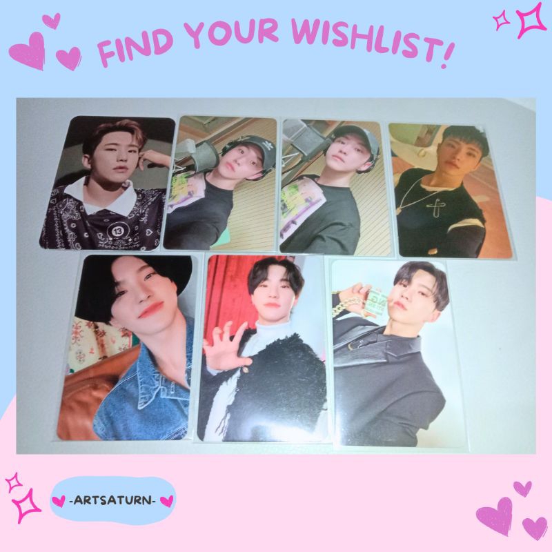 OFFICIAL HOSHI SEVENTEEN PHOTOCARD