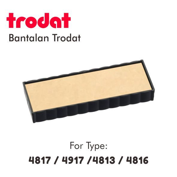 

Replacement Ink Pad / Snow Pad Trodat 4813 / 4816 / 4917 / 4817 Tanpa Warna