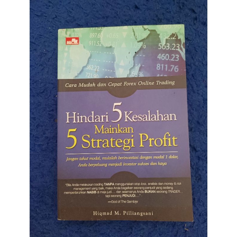 Buku HINDARI 5 KESALAHAN MAINKAN 5 STRATEGI PROFIT, cara mudah dan cepat FOREX ONLINE TRADING, jadil