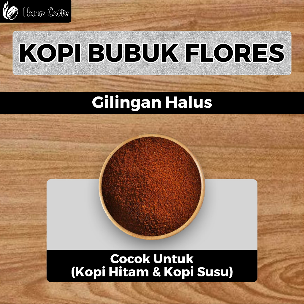 

Hamz Coffee - kopi bubuk flores asli delicious 500gr