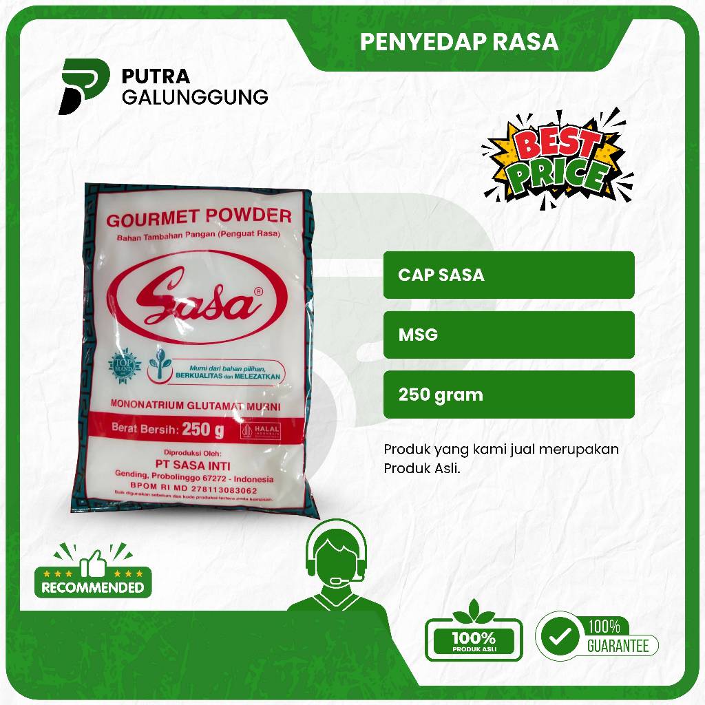 

Sasa Msg/Penyedap Rasa 250 g Murah