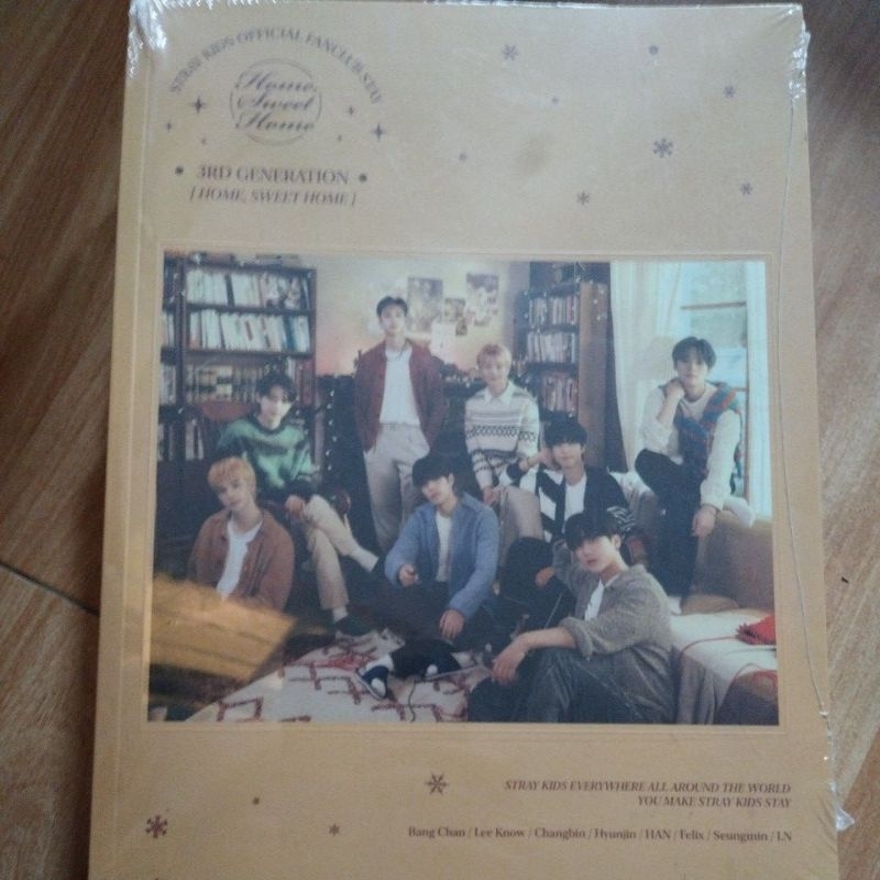 

photobook straykids 3rd home sweet home sealed